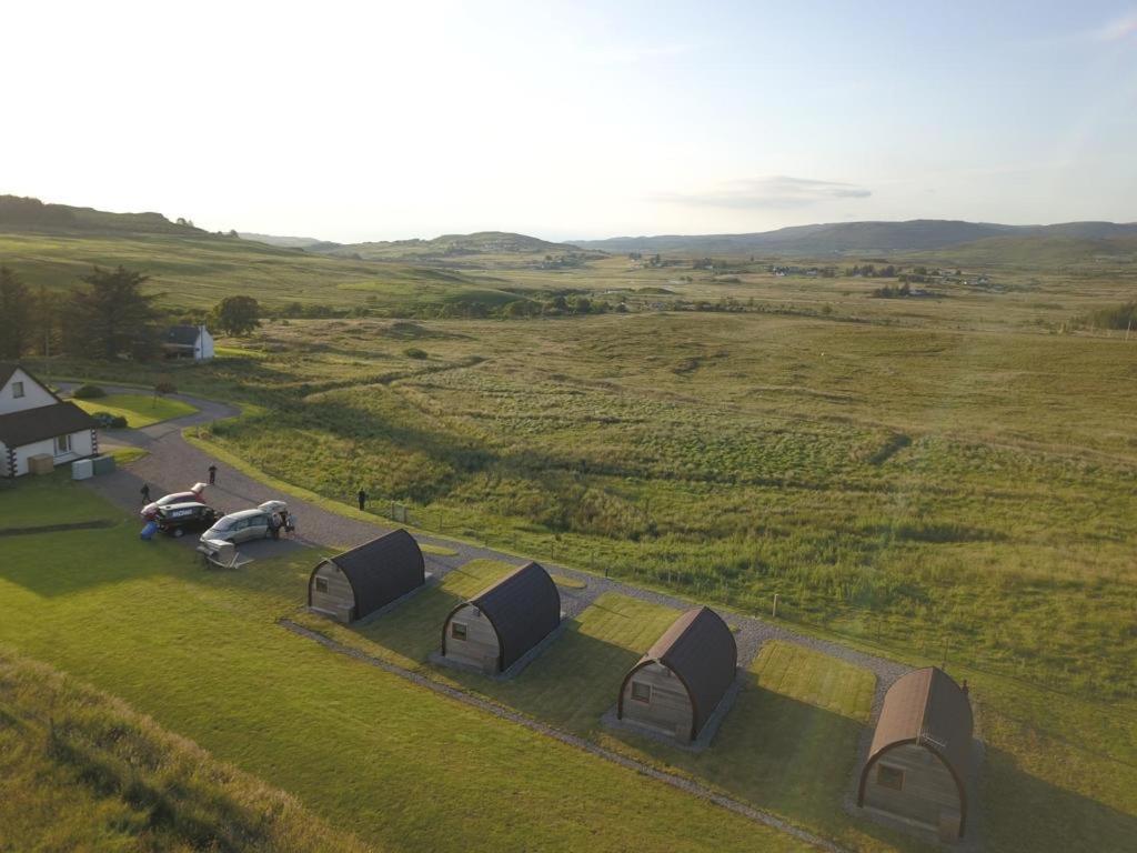 Willa Skeabost View Pods Skye Portree Zewnętrze zdjęcie