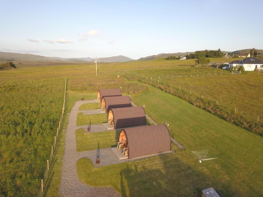 Willa Skeabost View Pods Skye Portree Zewnętrze zdjęcie